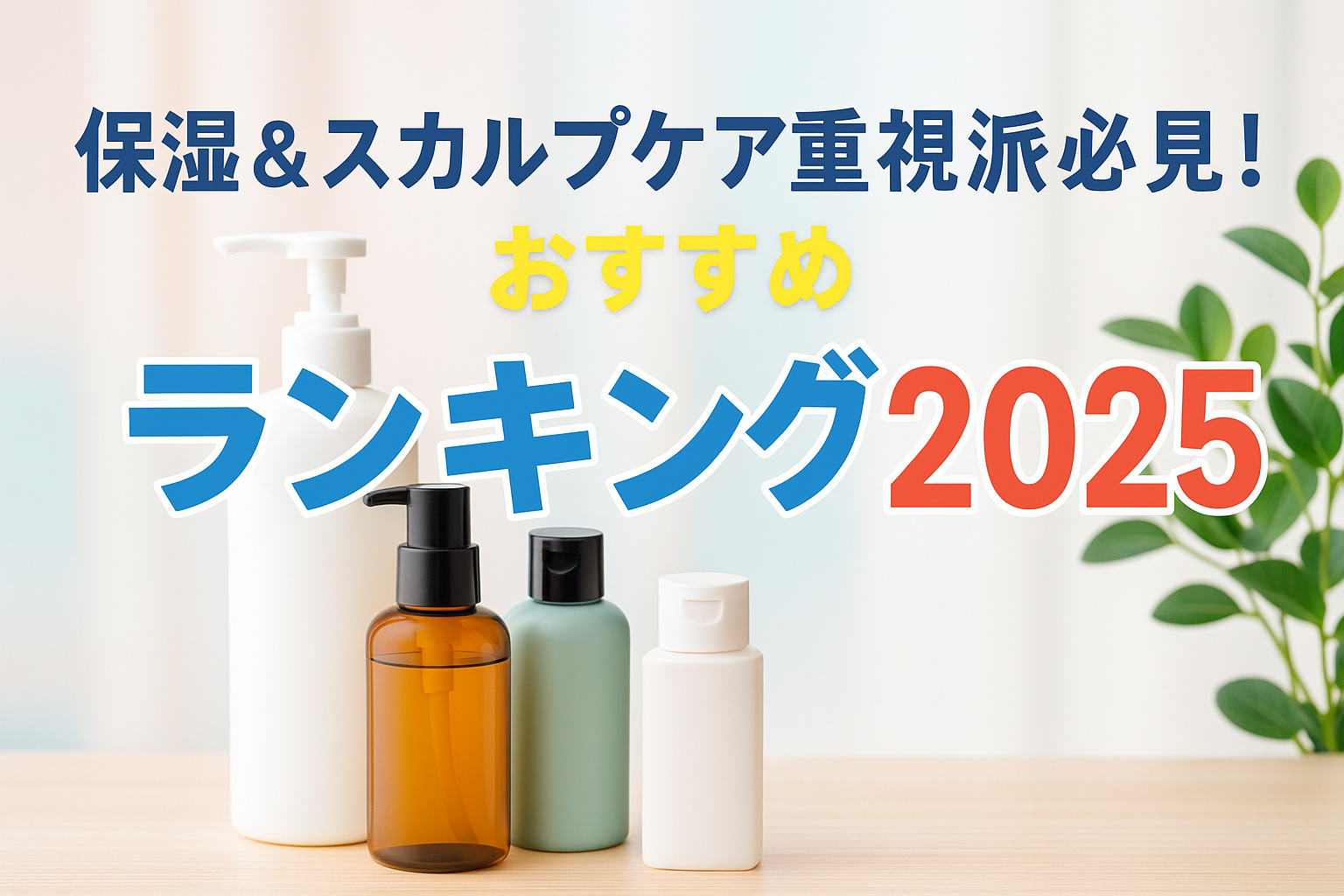 「保湿＆スカルプケア重視派必見！おすすめランキング2025」
