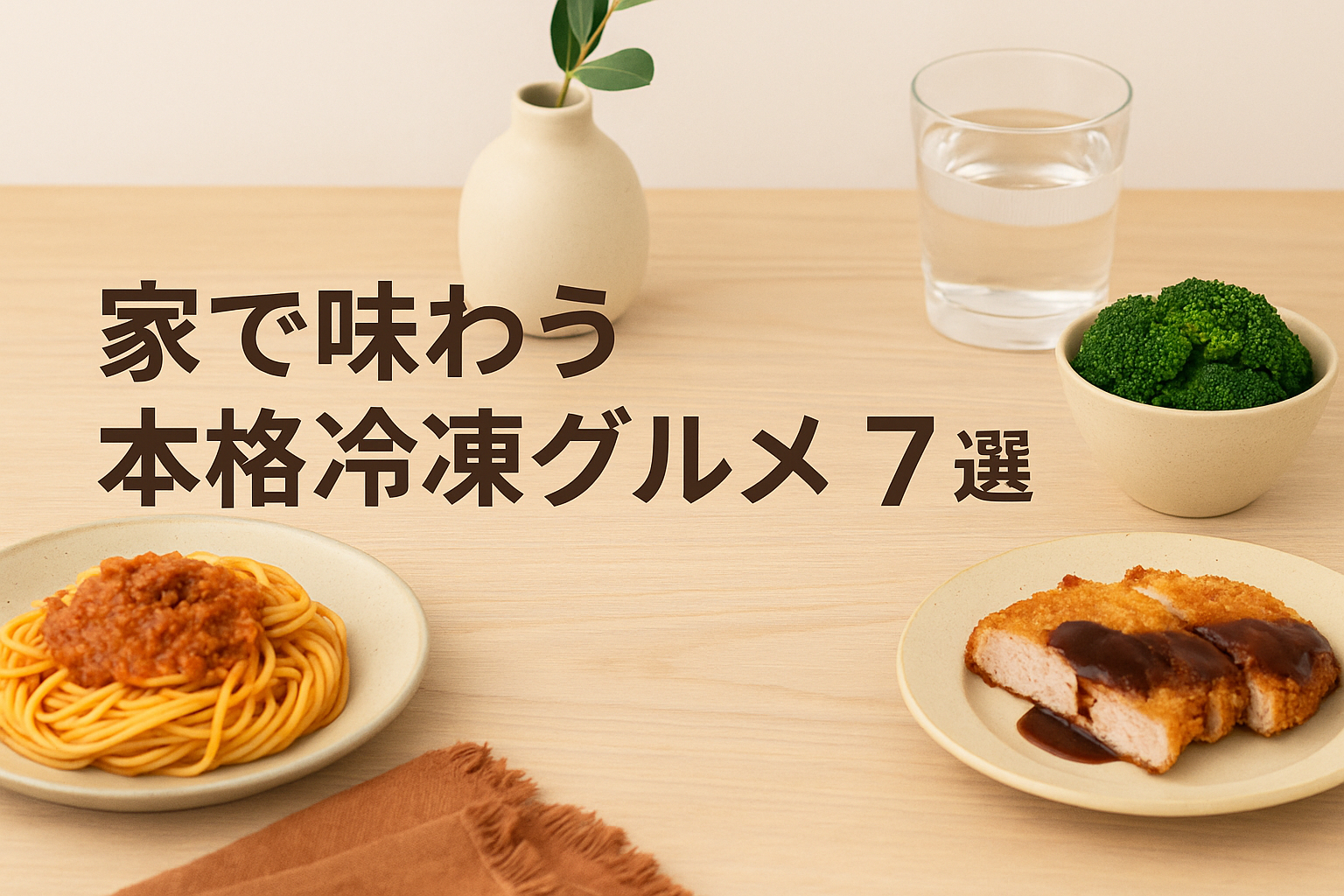 家で味わう本格冷凍グルメ ７選