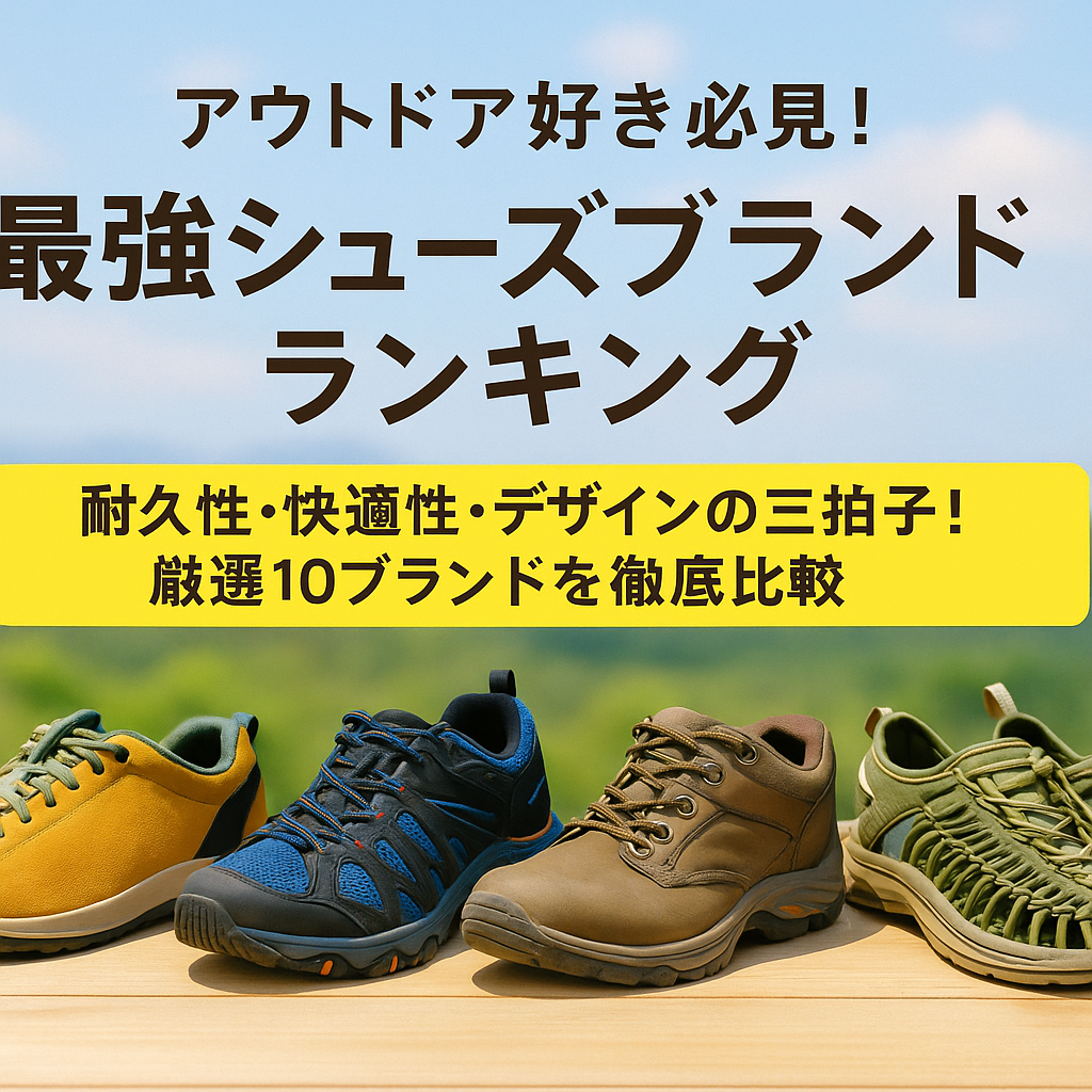 アウトドア好き必見！最強シューズブランドランキング