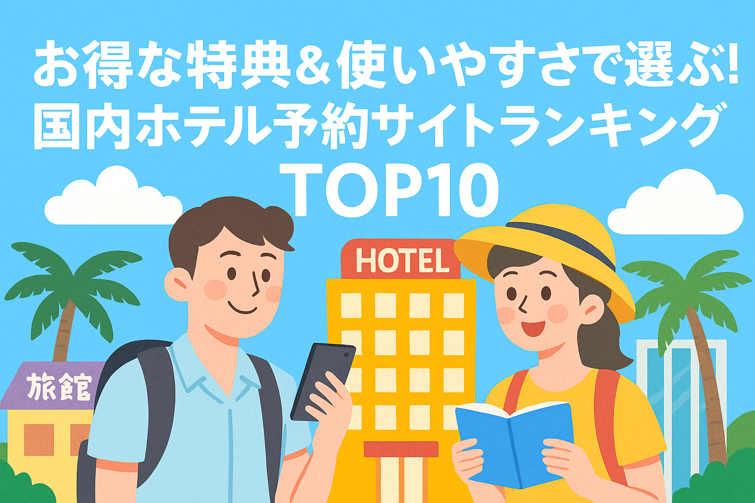 お得な特典＆使いやすさで選ぶ！国内ホテル予約サイトランキングTOP10