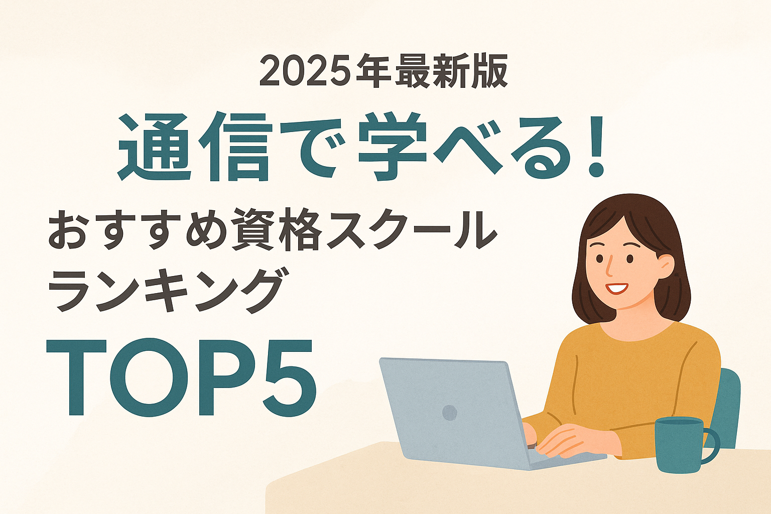 通信講座で資格取得を目指す！おすすめスクールTOP5徹底比較