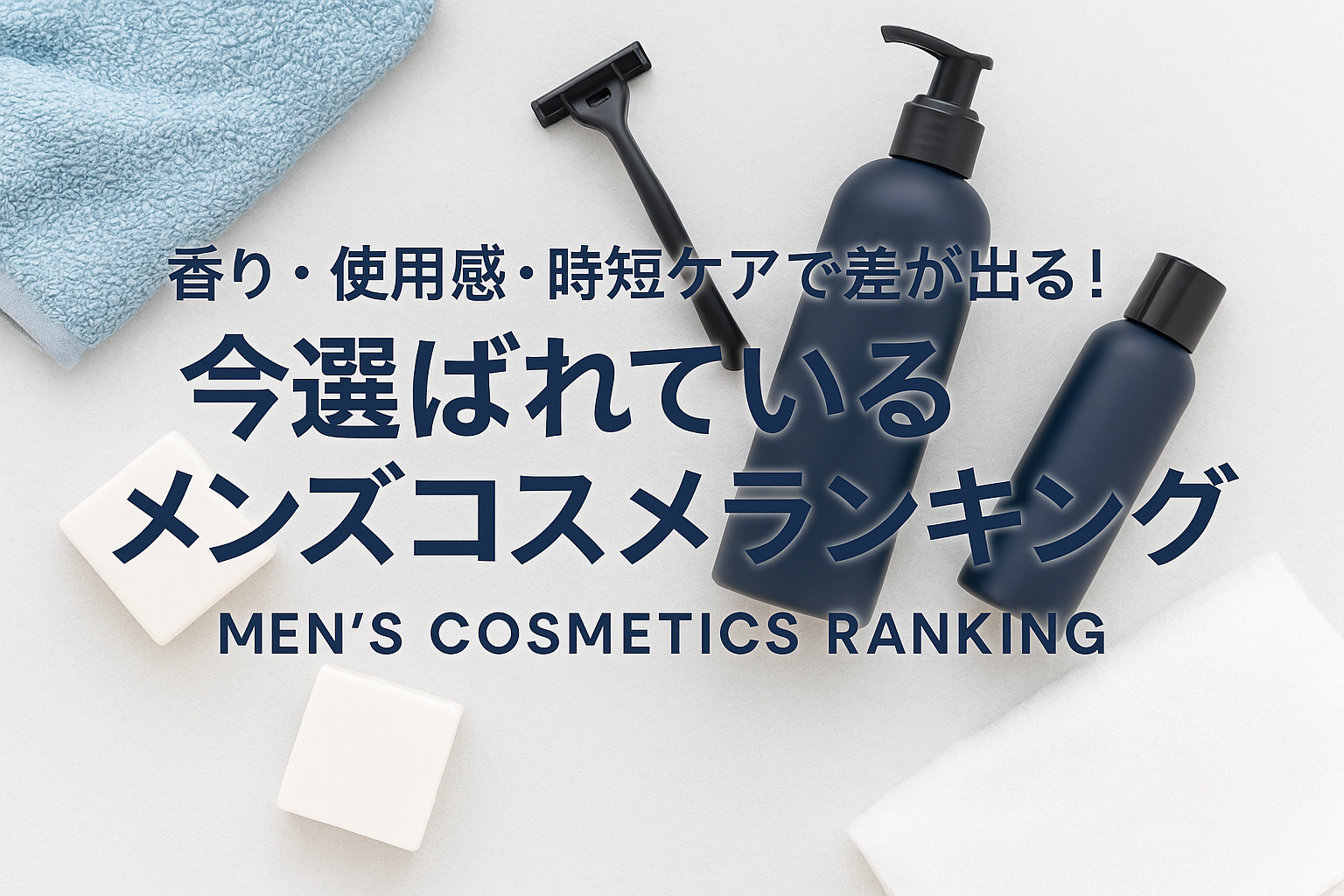 「香り・使用感・時短ケアで差が出る！今選ばれているメンズコスメランキング」